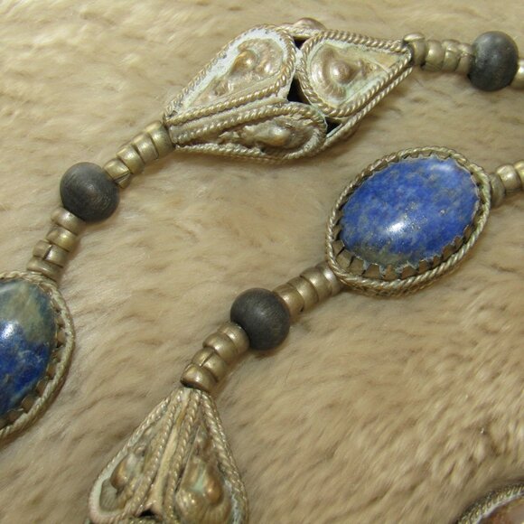 Vintage handcrafted statement necklace - Picture 3 of 9